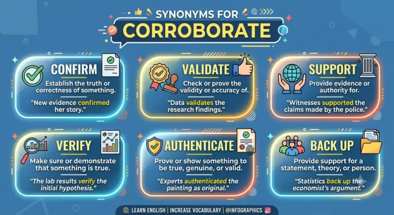 synonyms for corroborate