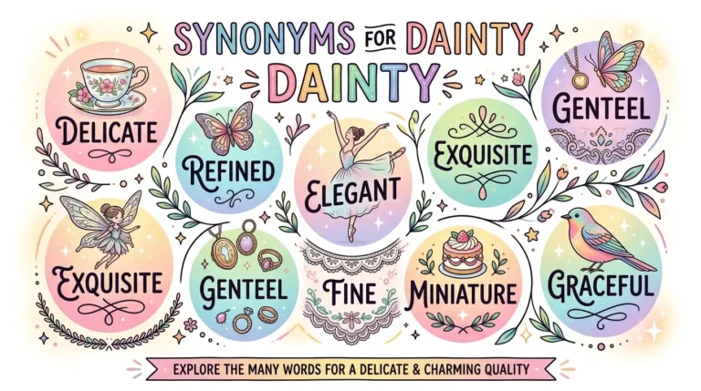synonyms for dainty