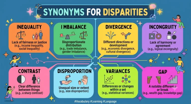 synonyms for disparities