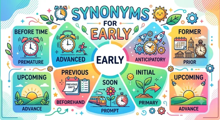 synonyms for early