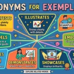 synonyms for exemplifies