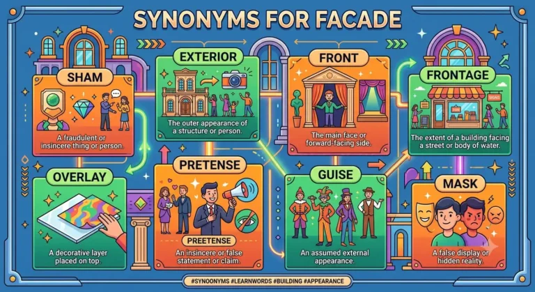 synonyms for facade