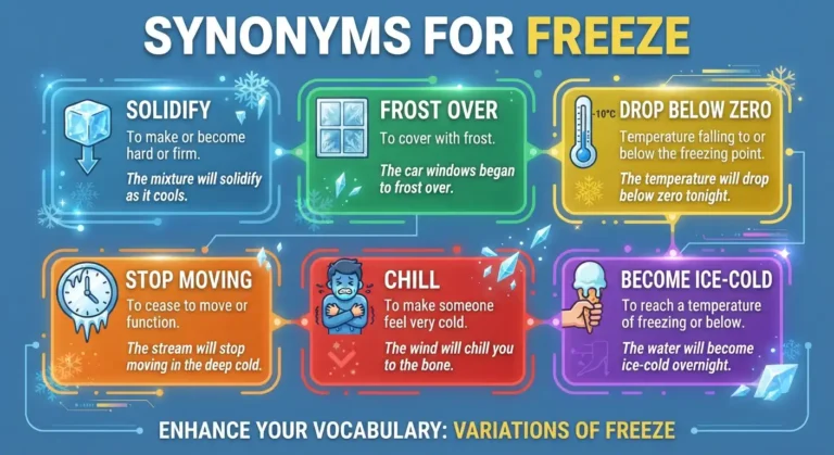 synonyms for freeze