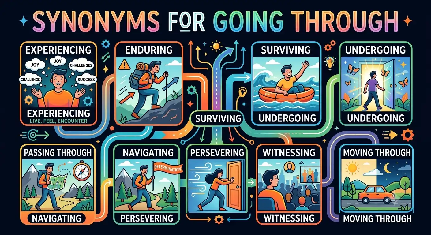 synonyms-for-going-through