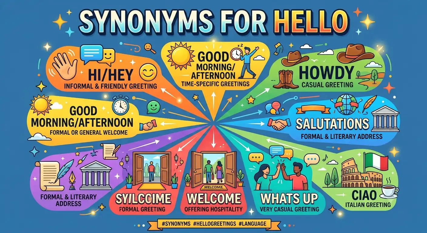 synonyms for hello