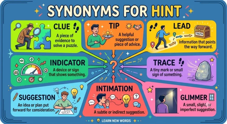 synonyms for hint