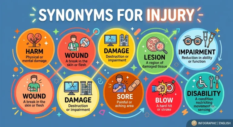 synonyms for injury