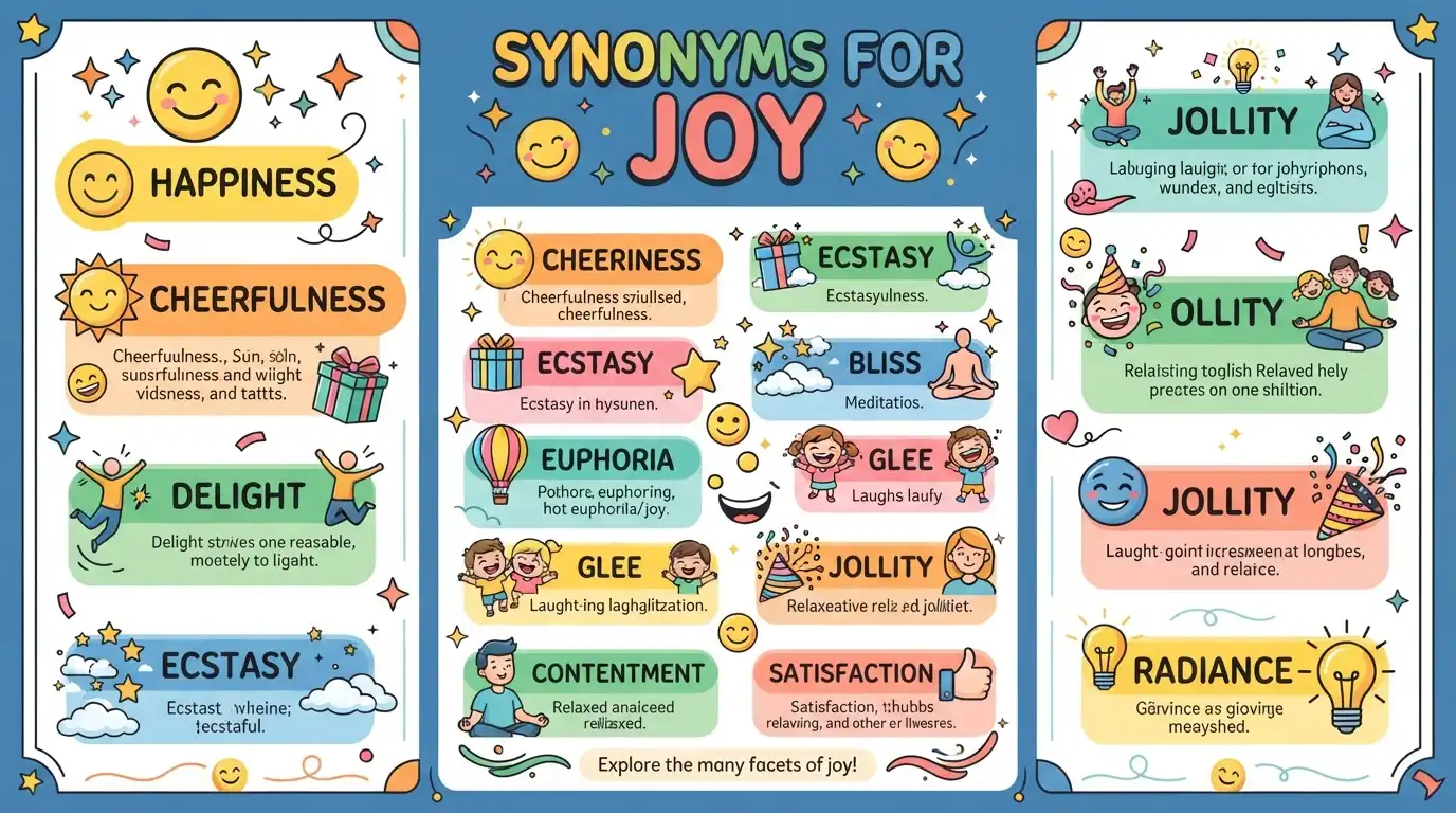 synonyms for joy