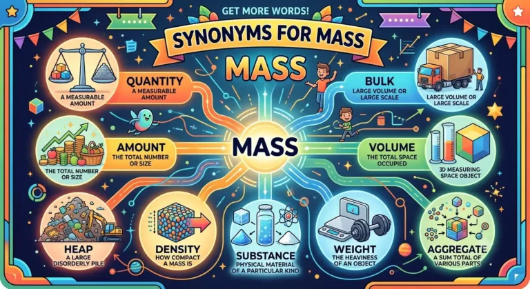 synonyms for mass