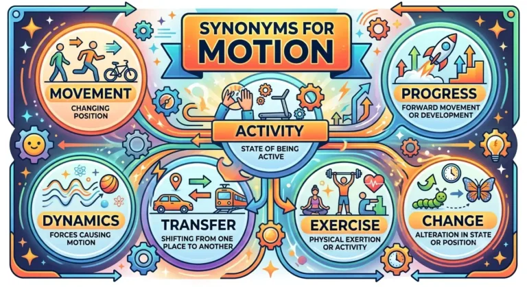 synonyms for motion