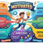 synonyms for motivated
