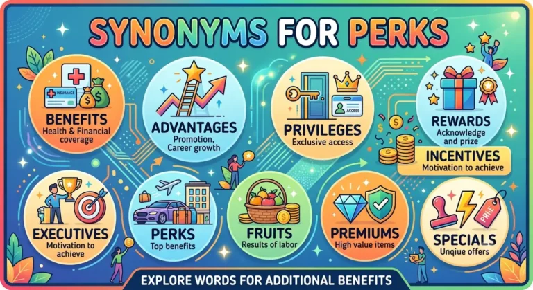 synonyms for perks