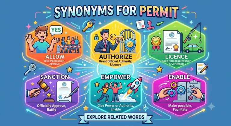 synonyms for permit