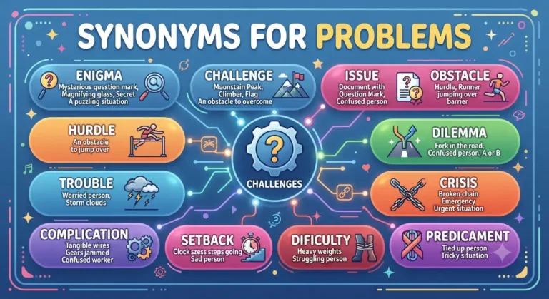 synonyms for problems