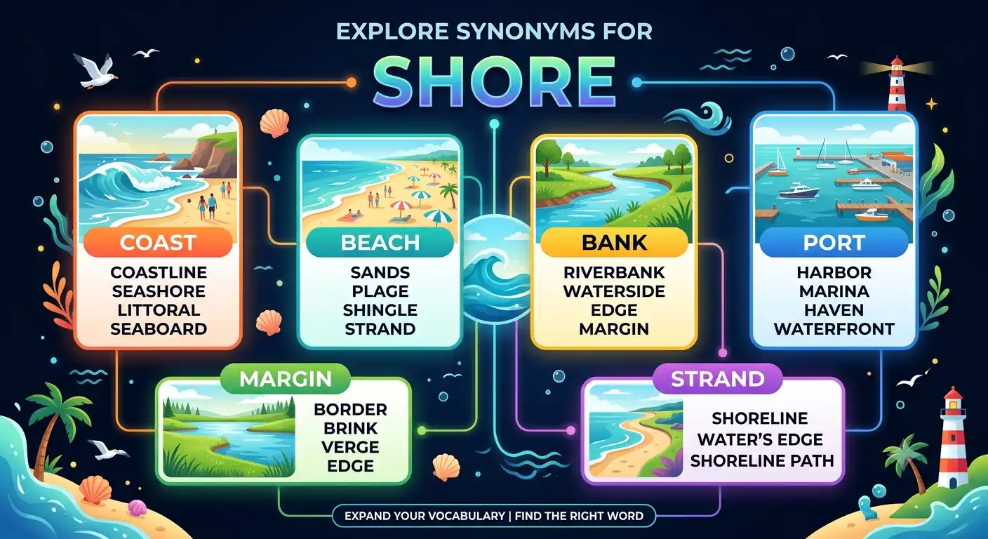 synonyms for shore