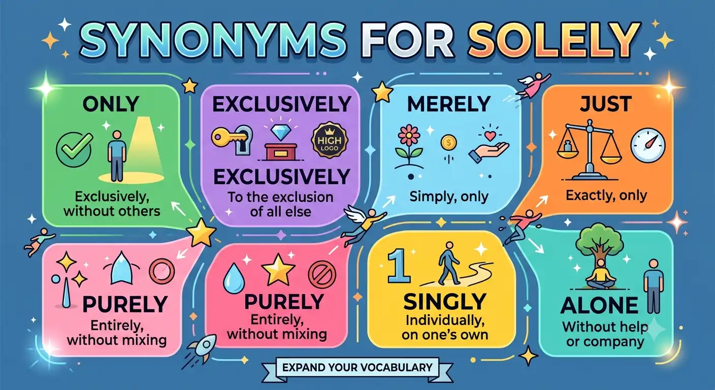 synonyms for solely