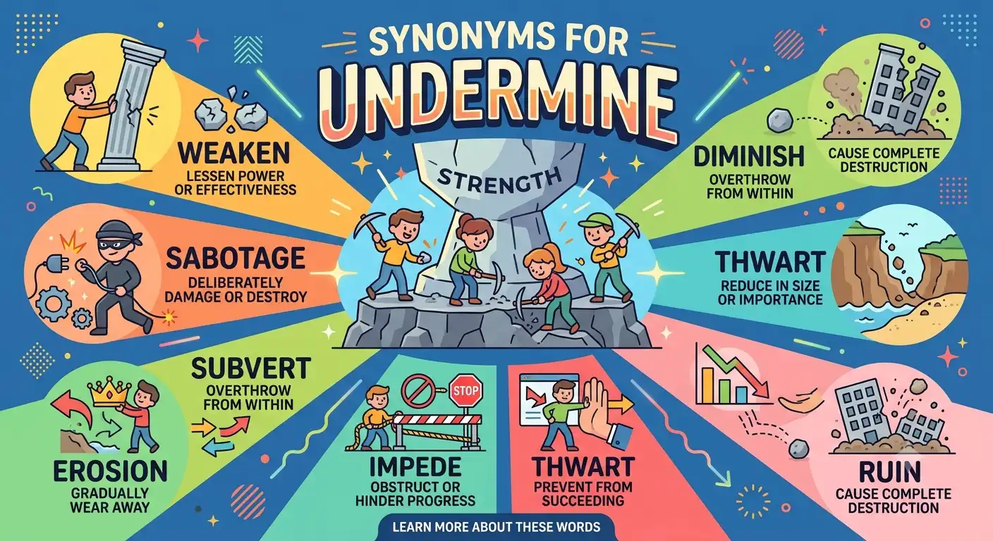 synonyms for undermine
