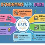synonyms for uses