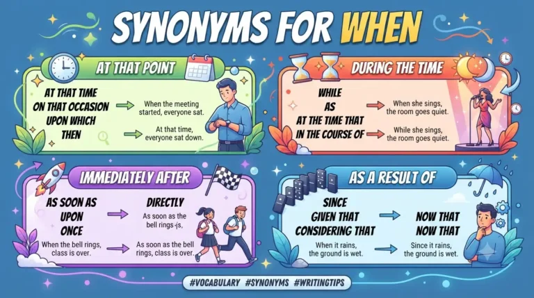 synonyms for when