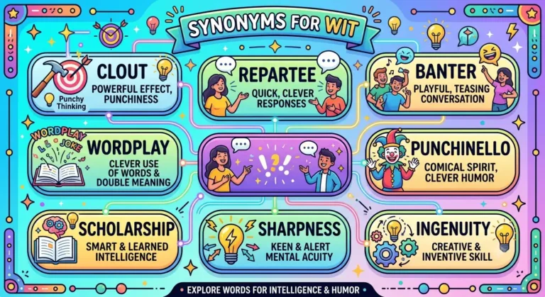 synonyms for wit