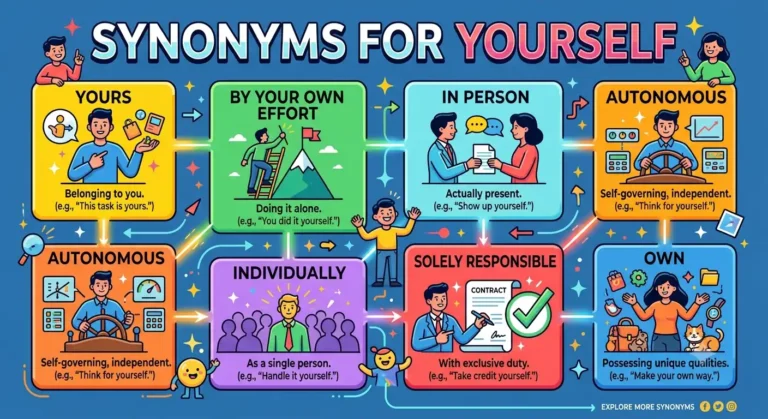 synonyms for yourself