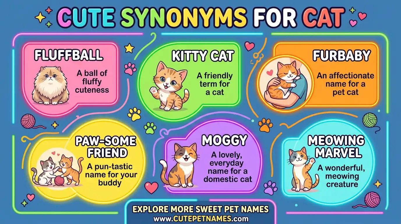cute synonyms for cat