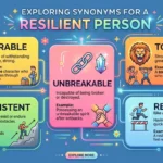 synonyms for a resilient person