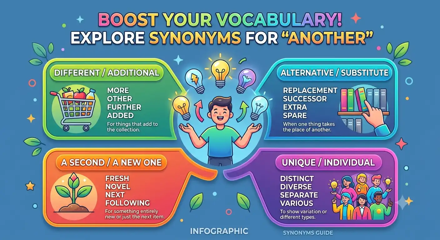 synonyms for another
