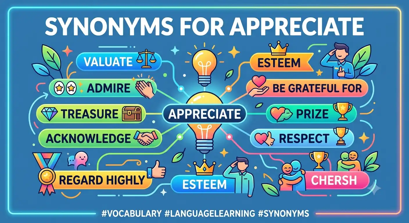 synonyms for appreciate
