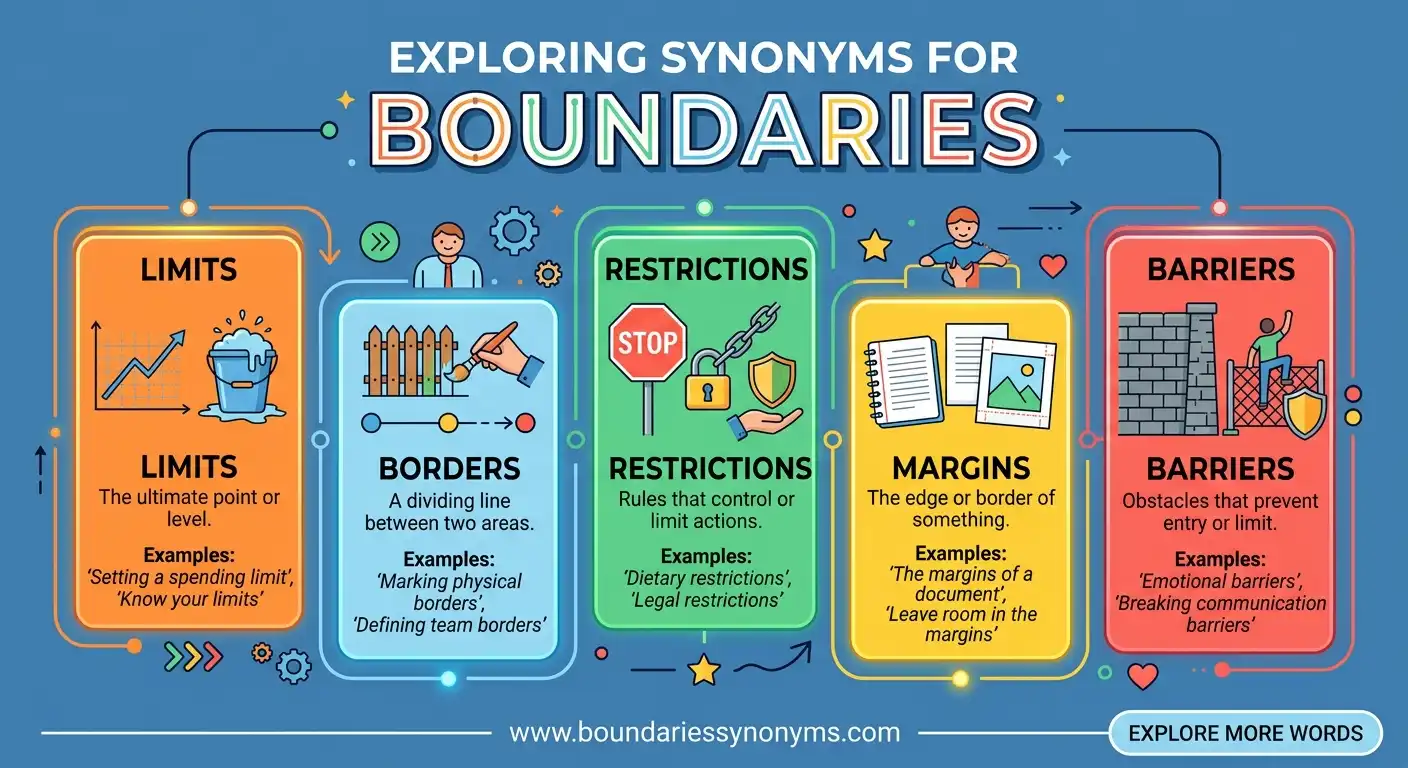 synonyms for boundaries