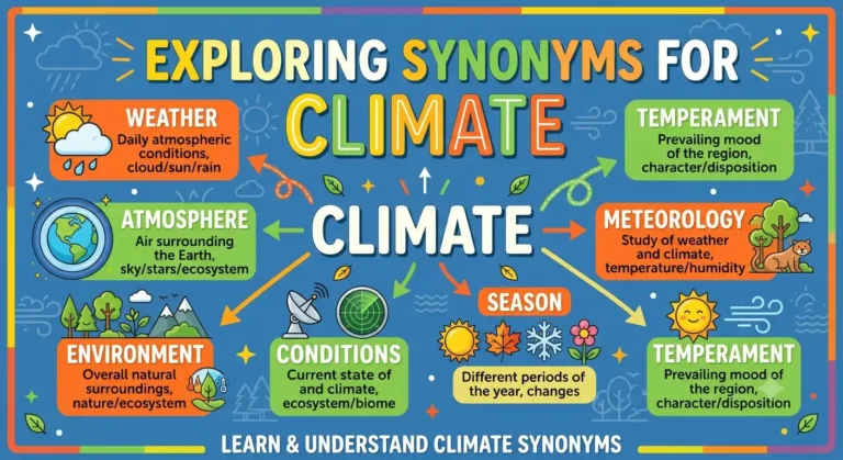 synonyms for climate