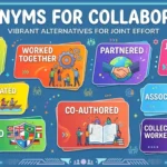 synonyms for collaborated