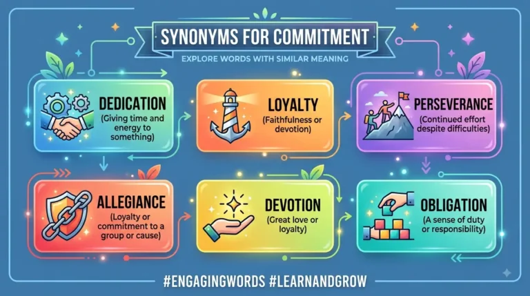 synonyms for commitment