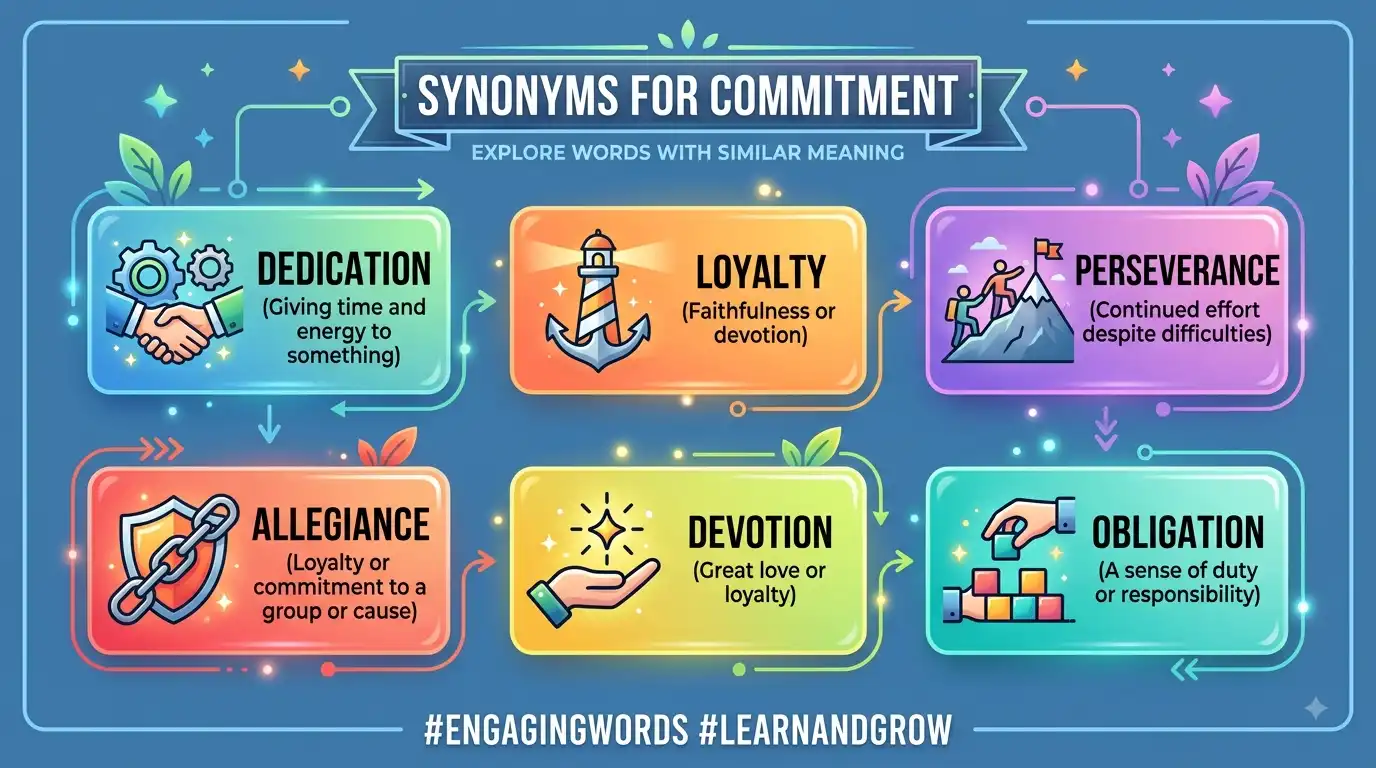 synonyms for commitment