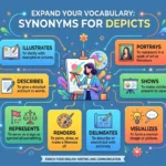 synonyms for depicts