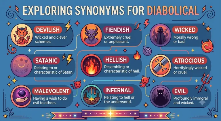 synonyms for diabolical