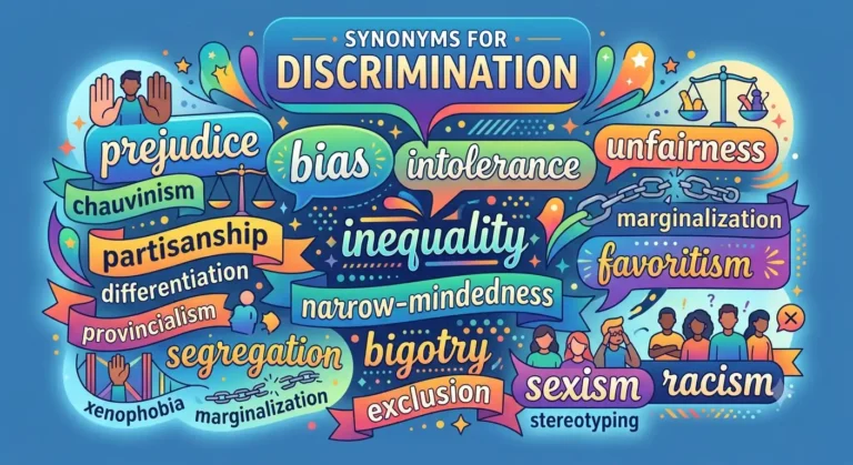 synonyms for discrimination