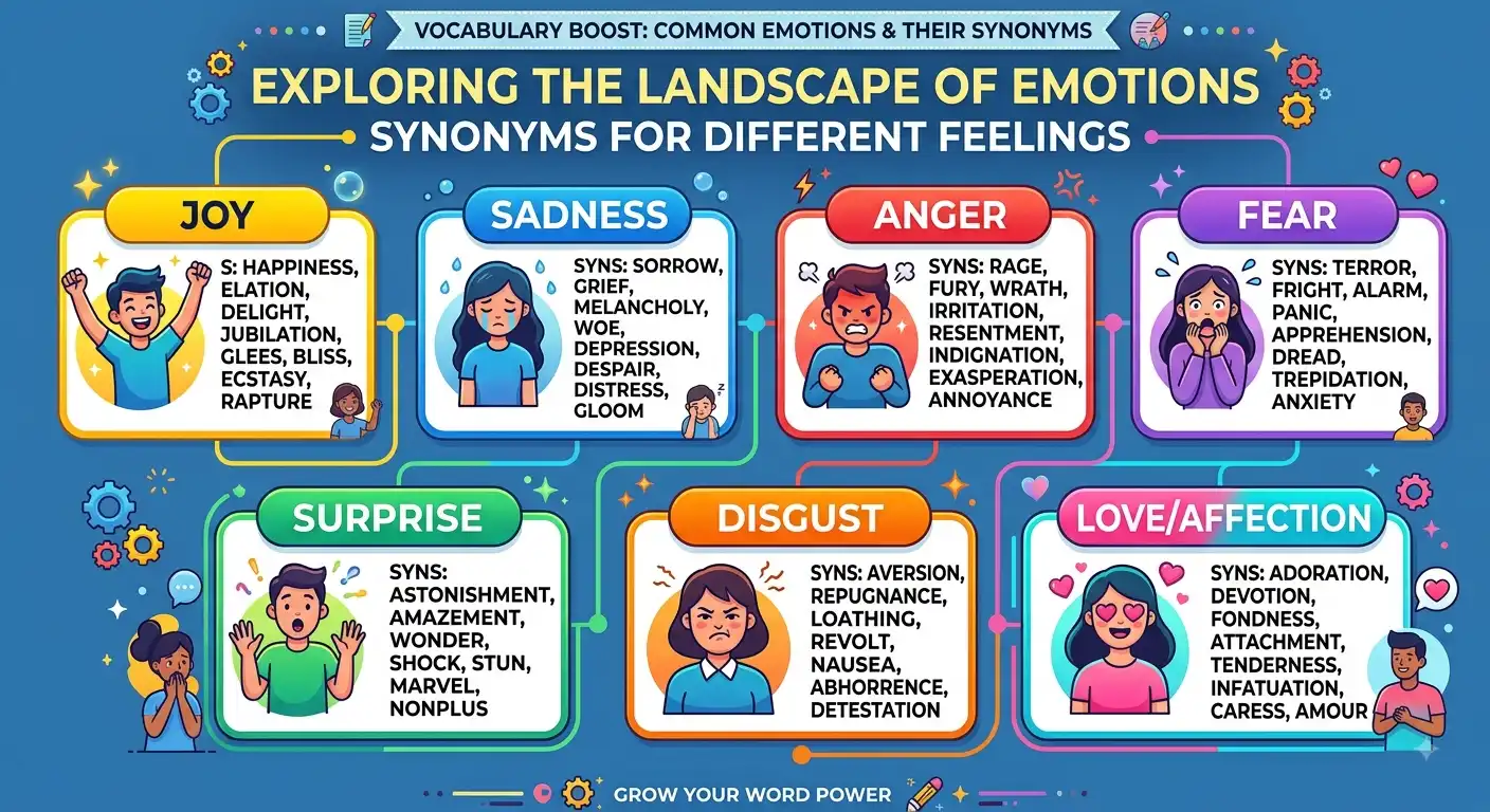 synonyms for emotions
