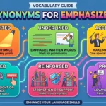 synonyms for emphasized