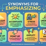 synonyms for emphasizing