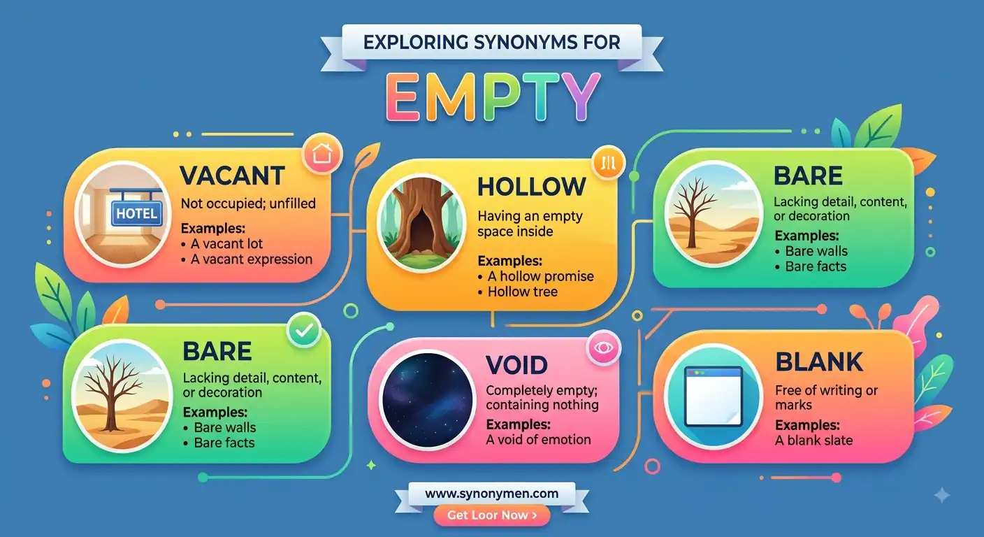 synonyms for empty