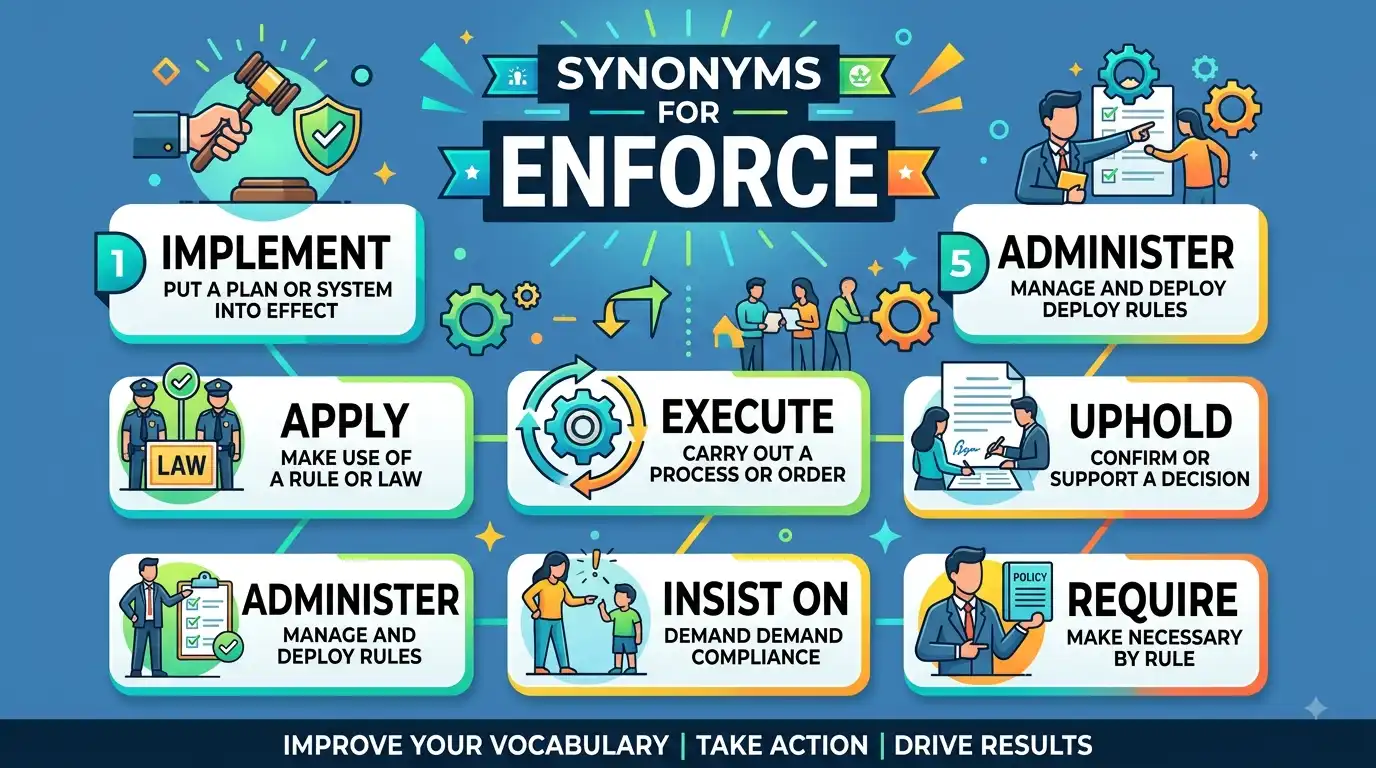 synonyms for enforce
