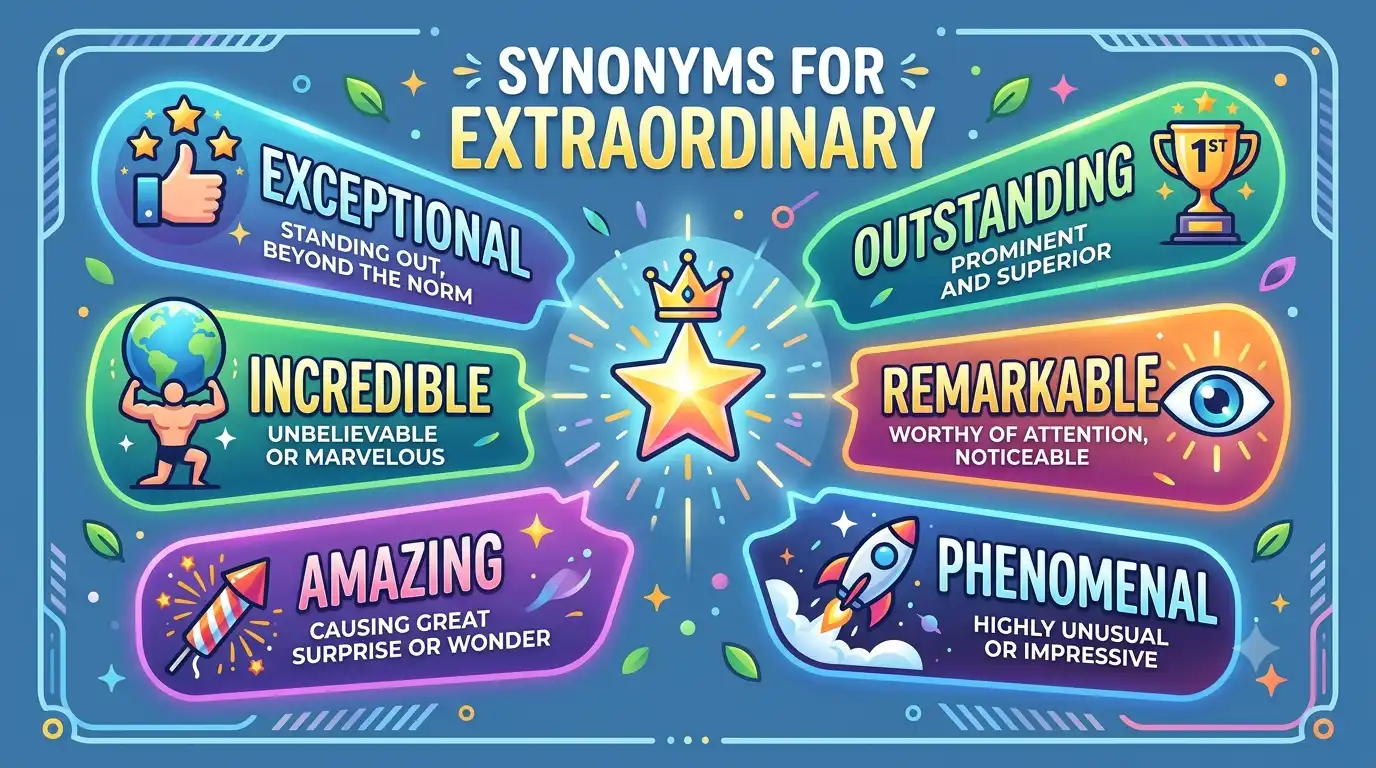 synonyms for extraordinary