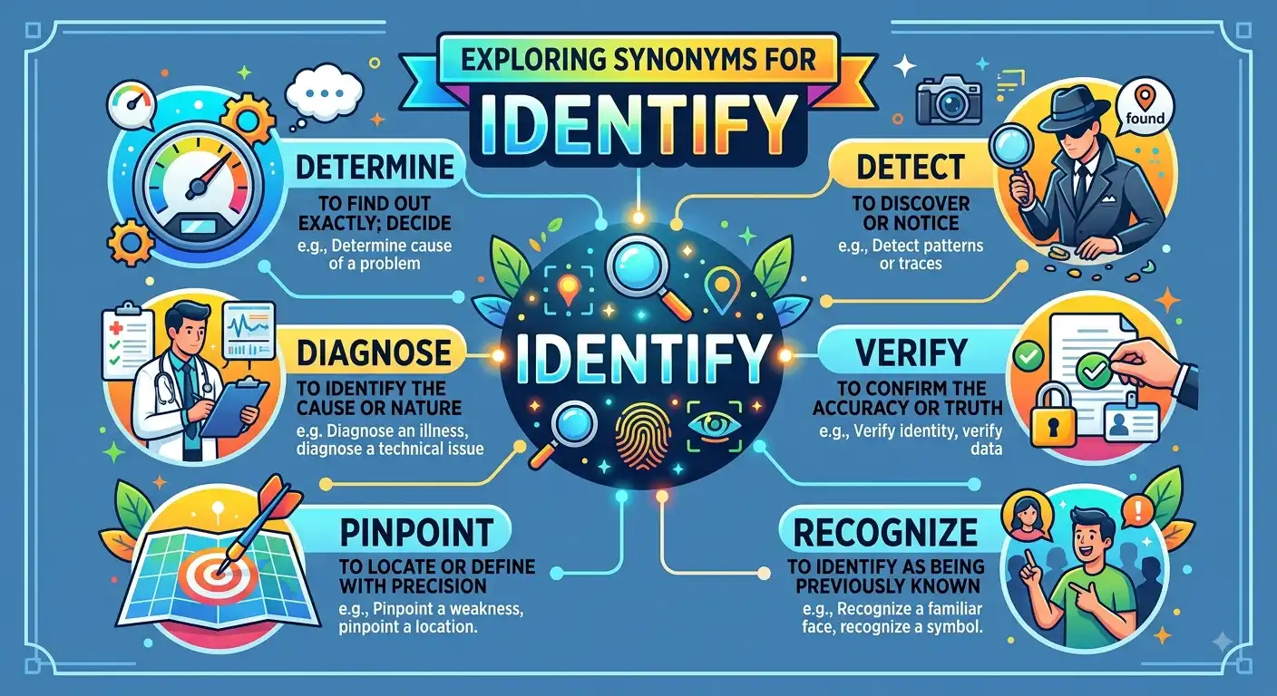synonyms for identify