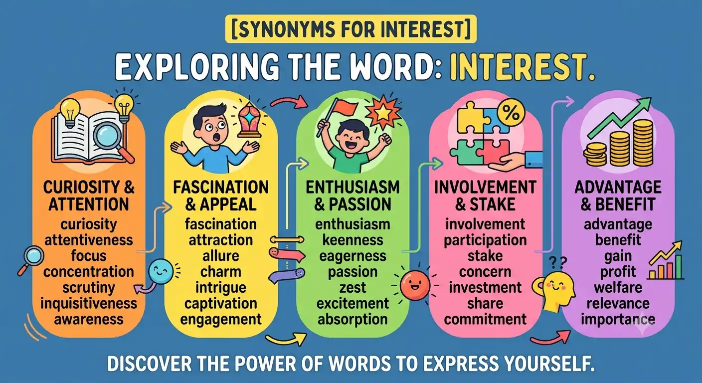 synonyms for interest