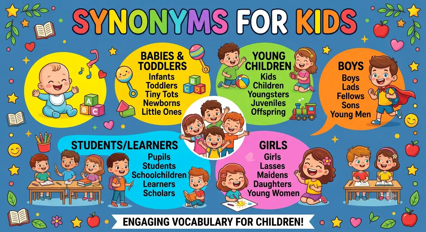 synonyms for kids