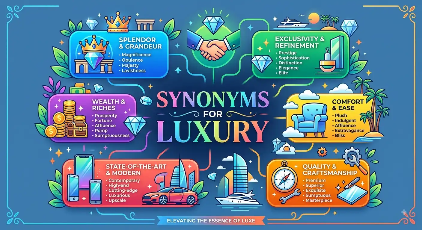 synonyms for luxury