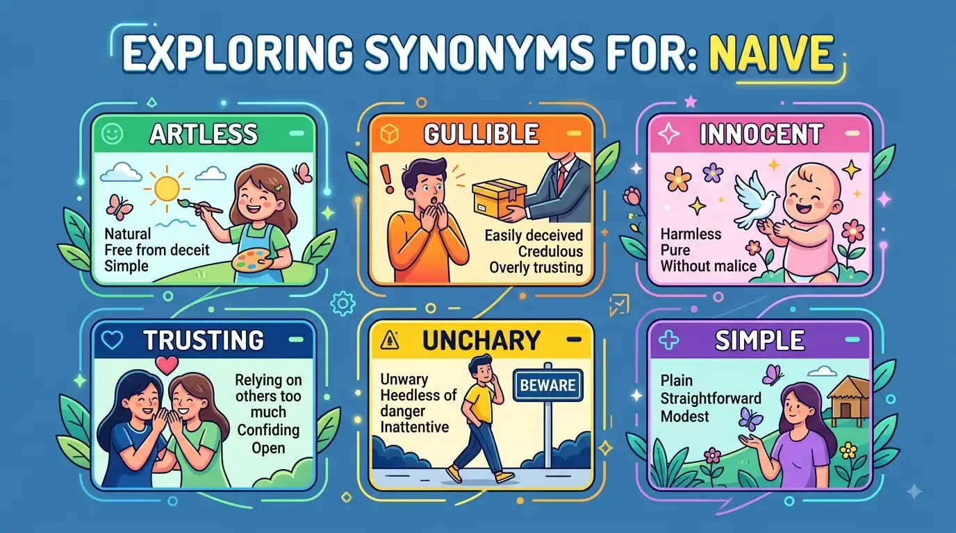 synonyms for naive