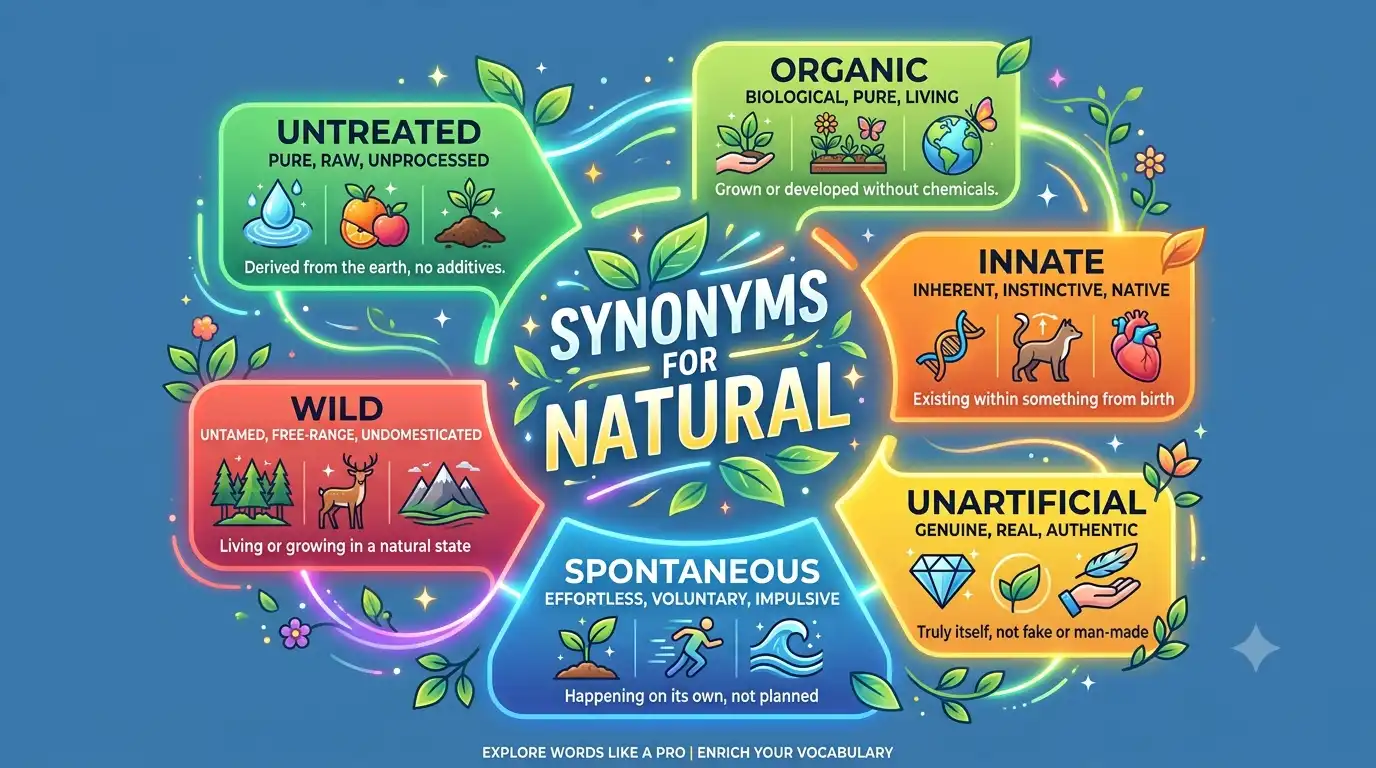 synonyms for natural