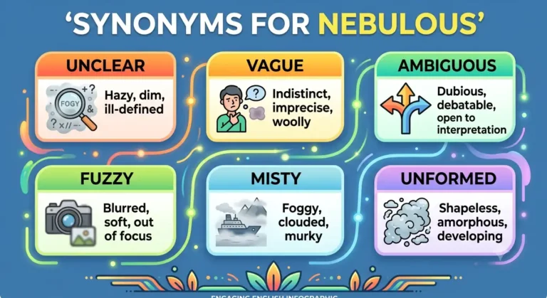synonyms for nebulous
